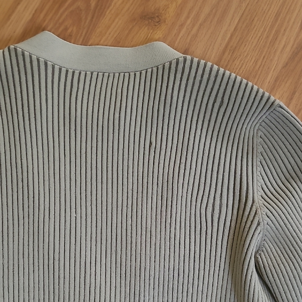 Anine Bing Olive Ribbed Knit - Picture 5 of 9
